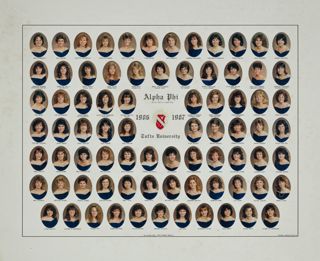 Zeta Theta Chapter Composite Photograph, 1986-1987