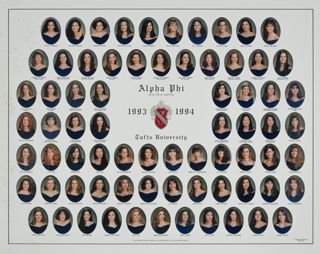 Zeta Theta Chapter Composite Photograph, 1993-1994