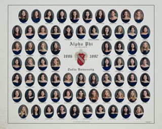 Zeta Theta Chapter Composite Photograph, 1996-1997