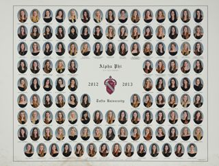 Zeta Theta Chapter Composite Photograph, 2012-2013