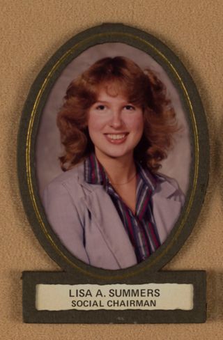 Epsilon Beta Chapter Composite, Lisa A. Summers, 1981-1982