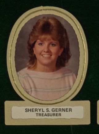 Epsilon Beta Chapter Composite, Sheryl S. Gerner, 1984-1985