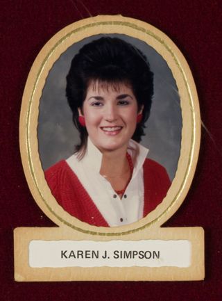 Epsilon Beta Chapter Composite, Karen J. Simpson, 1985-1986