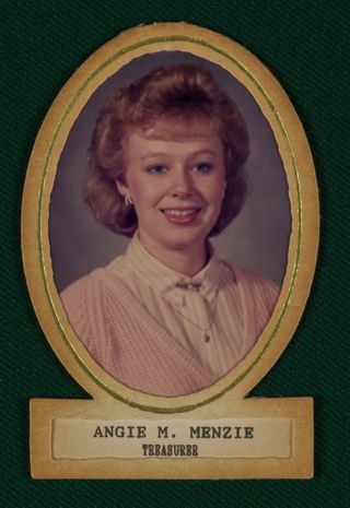 Epsilon Beta Chapter Composite, Angie M. Menzie, 1986-1987