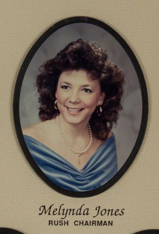 Epsilon Beta Chapter Composite, Melynda Jones, 1987-1988