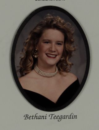 Epsilon Beta Chapter Composite, Bethani Teegardin, 1995-1996