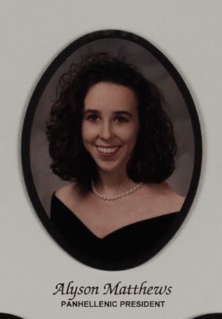 Epsilon Beta Chapter Composite, Alyson Matthews, 1996-1997