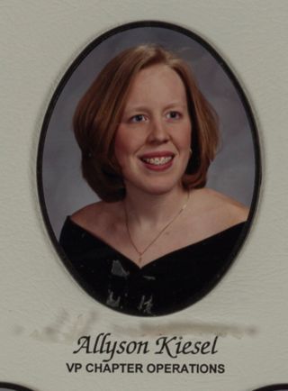 Epsilon Beta Chapter Composite, Allyson Kiesel, 2001-2002