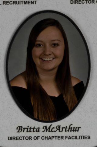Epsilon Beta Chapter Composite, Britta McArthur, 2014-2015
