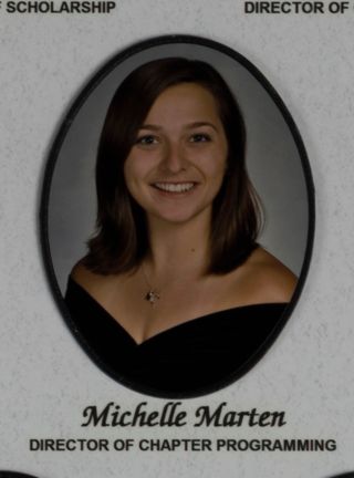 Epsilon Beta Chapter Composite, Michelle Marten, 2015-2016