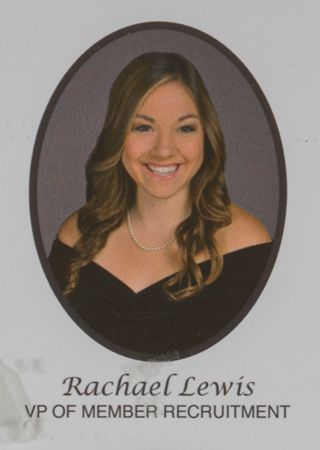 Epsilon Beta Chapter Composite, Rachael Lewis, 2017-2018