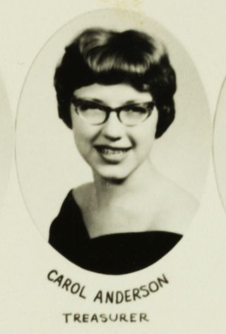 Theta Chapter Composite Detail, Carol Anderson, 1962