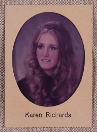 Theta Chapter Composite Detail, Karen Richards, 1971-1972