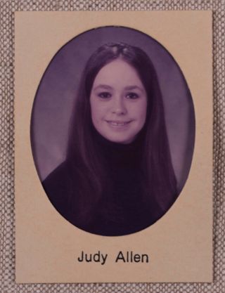 Theta Chapter Composite Detail, Judy Allen, 1971-1972