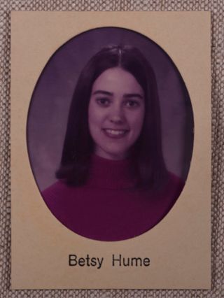 Theta Chapter Composite Detail, Betsy Hume, 1971-1972