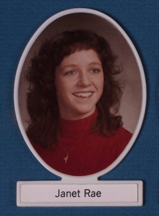 Theta Chapter Composite Detail, Janet Rae, 1983-1984