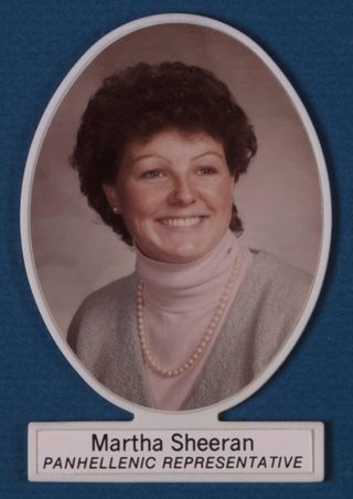 Theta Chapter Composite Detail, Martha Sheeran, 1983-1984