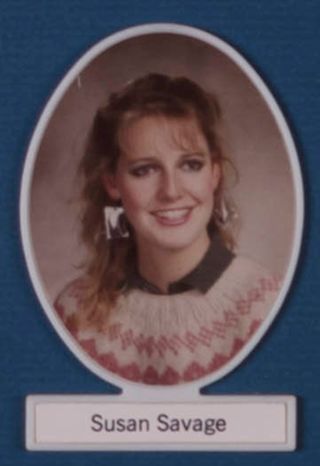 Theta Chapter Composite Detail, Susan Savage, 1983-1984