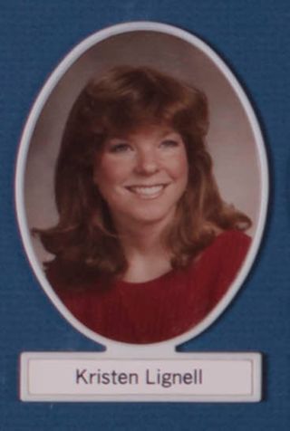 Theta Chapter Composite Detail, Kristen Lignell, 1983-1984