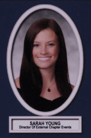 Theta Chapter Composite Detail, Sarah Young, 2014-2015