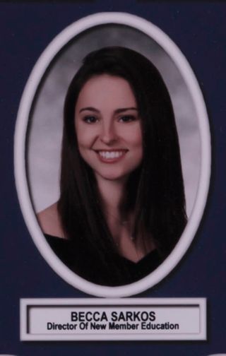 Theta Chapter Composite Detail, Becca Sarkos, 2014-2015