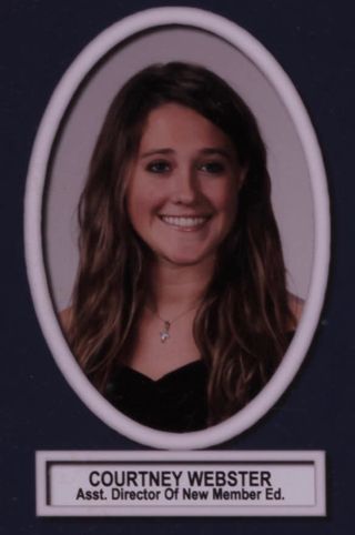 Theta Chapter Composite Detail, Courtney Webster, 2009-2010