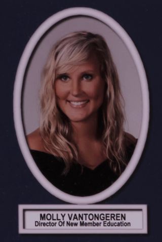 Theta Chapter Composite Detail, Molly Vantongeren, 2009-2010