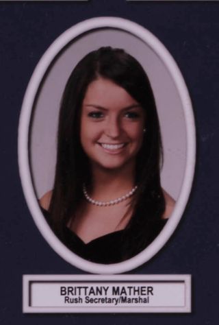 Theta Chapter Composite Detail, Brittany Mather, 2009-2010
