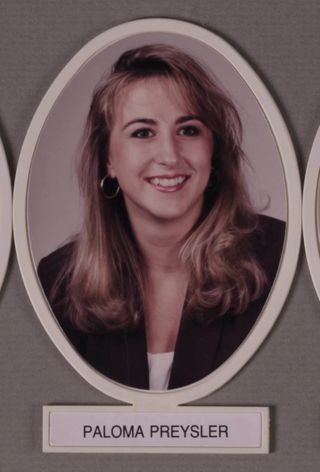 Theta Chapter Composite Detail, Paloma Preysler, 1991-1992