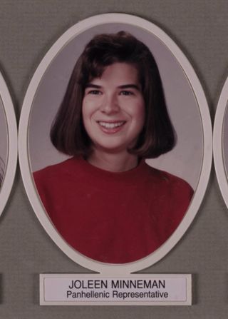 Theta Chapter Composite Detail, Joleen Minneman, 1991-1992