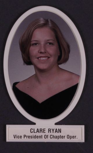 Theta Chapter Composite Detail, Clare Ryan, 1999-2000