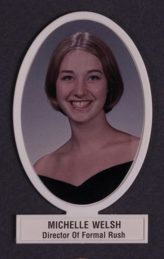 Theta Chapter Composite Detail, Michelle Welsh, 1999-2000