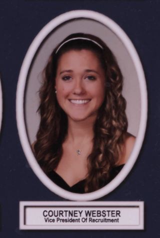 Theta Chapter Composite Detail, Courtney Webster, 2010-2011