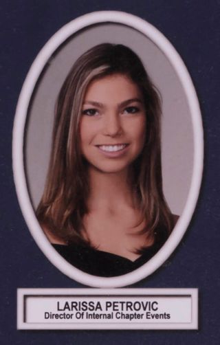 Theta Chapter Composite Detail, Larissa Petrovic, 2010-2011