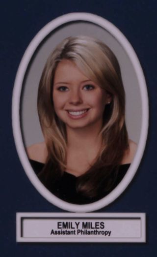 Theta Chapter Composite Detail, Emily Miles, 2012-2013