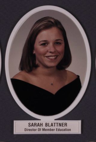 Theta Chapter Composite Detail, Sarah Blattner, 1997-1998