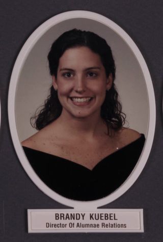 Theta Chapter Composite Detail, Brandy Kuebel, 1997-1998