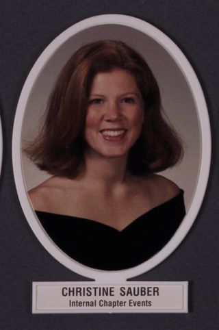 Theta Chapter Composite Detail, Christine Sauber, 1997-1998