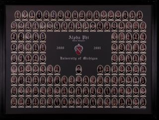 Theta Chapter Composite Photograph, 2000-2001