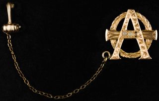 Bertha Mansfield Freeman Badge and Guard, 1889