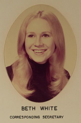 Beta Omega Chapter Composite Detail, Beth White, 1973