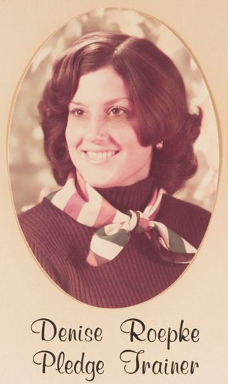 Beta Omega Chapter Composite Detail, Denise Roepke, 1975-1976