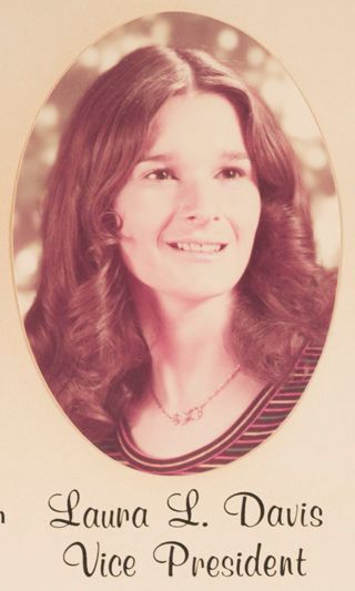 Beta Omega Chapter Composite Detail, Laura L. Davis, 1975-1976