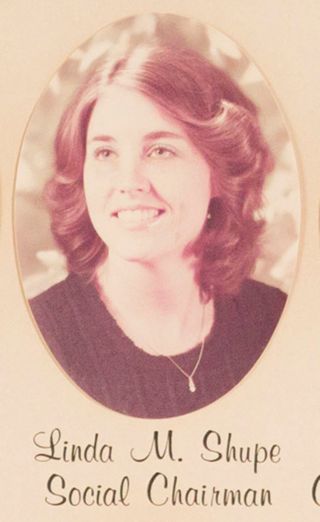 Beta Omega Chapter Composite Detail, Linda M. Shupe, 1975-1976