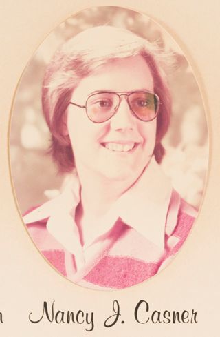 Beta Omega Chapter Composite Detail, Nancy J. Casner, 1975-1976