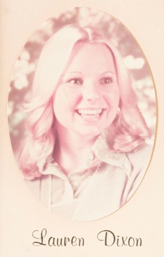 Beta Omega Chapter Composite Detail, Lauren Dixon, 1975-1976