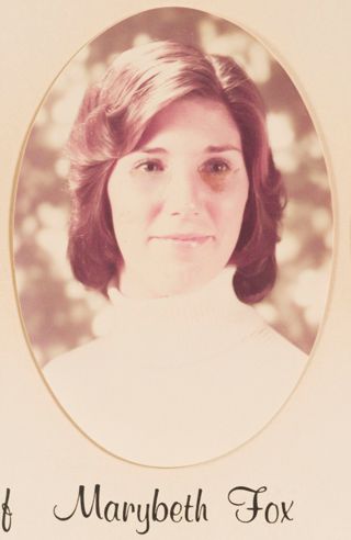 Beta Omega Chapter Composite Detail, Marybeth Fox, 1975-1976