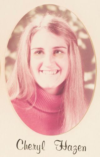 Beta Omega Chapter Composite Detail, Cheryl Hazen, 1975-1976