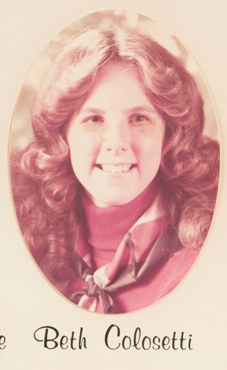 Beta Omega Chapter Composite Detail, Beth Colosetti, 1975-1976