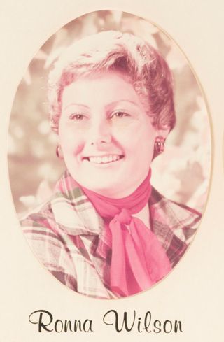 Beta Omega Chapter Composite Detail, Ronna Wilson, 1975-1976